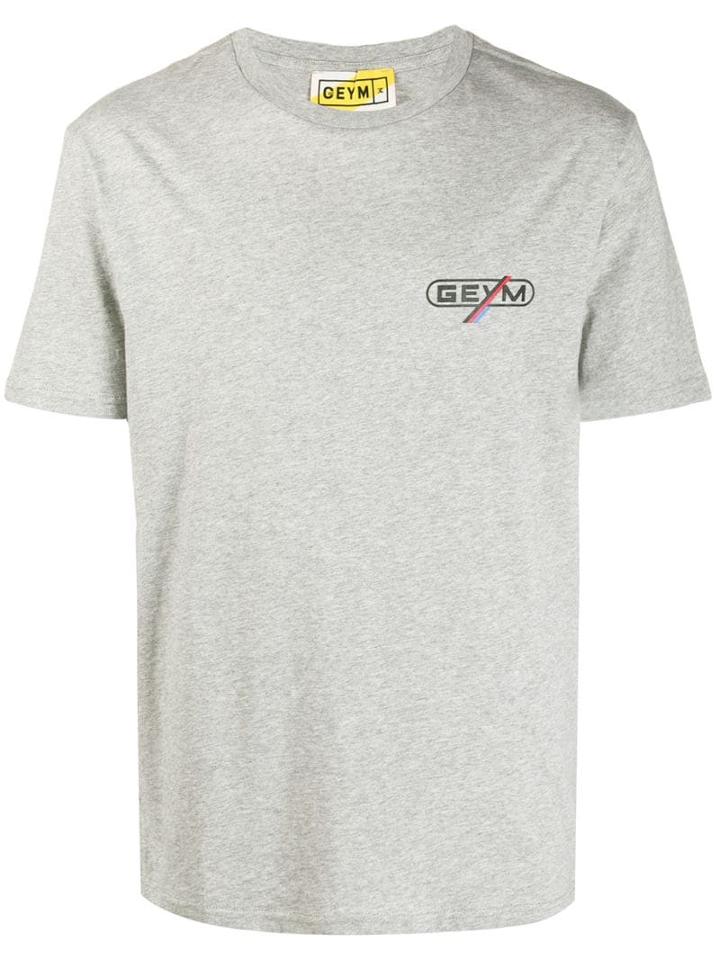 Geym Logo Printed T-shirt - Grey