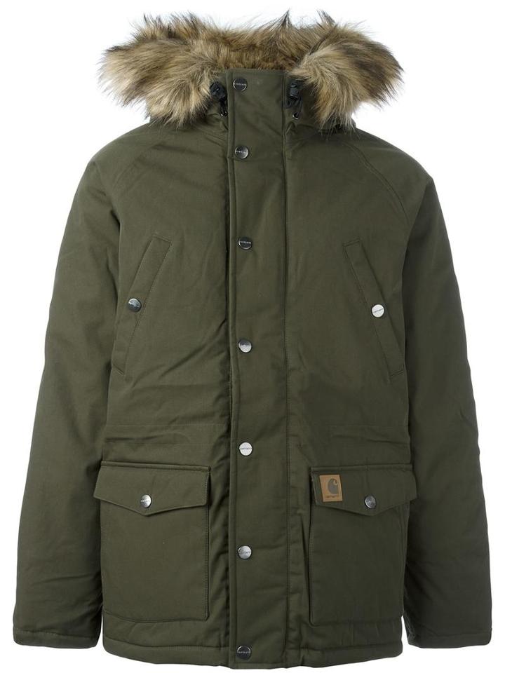 Carhartt 'trapper' Parka, Men's, Size: Medium, Green, Polyester/cotton/nylon/polyester