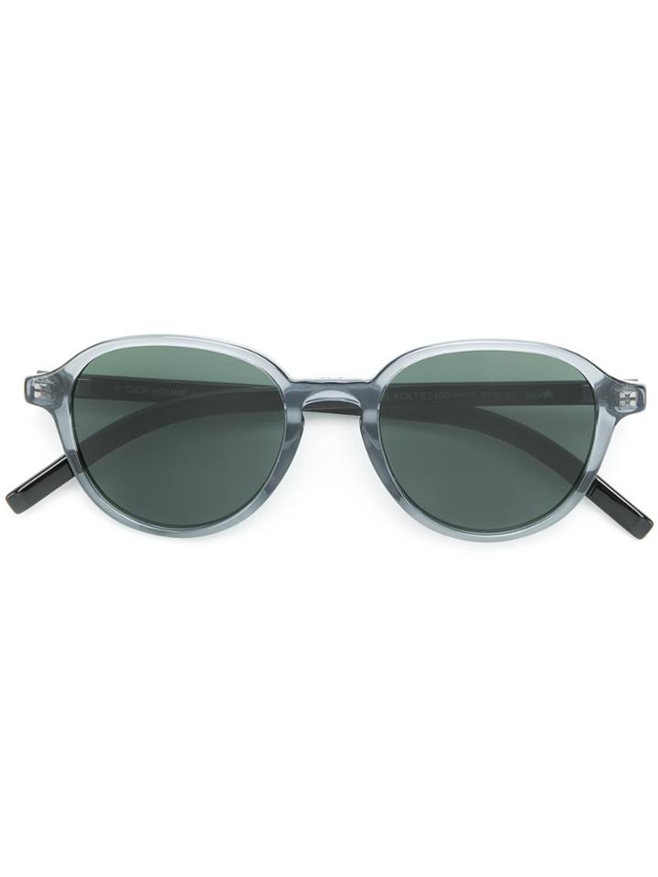 Dior Eyewear Angular Frame Sunglasses - Black