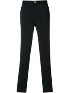 Giorgio Armani Classic Fitted Trousers - Blue