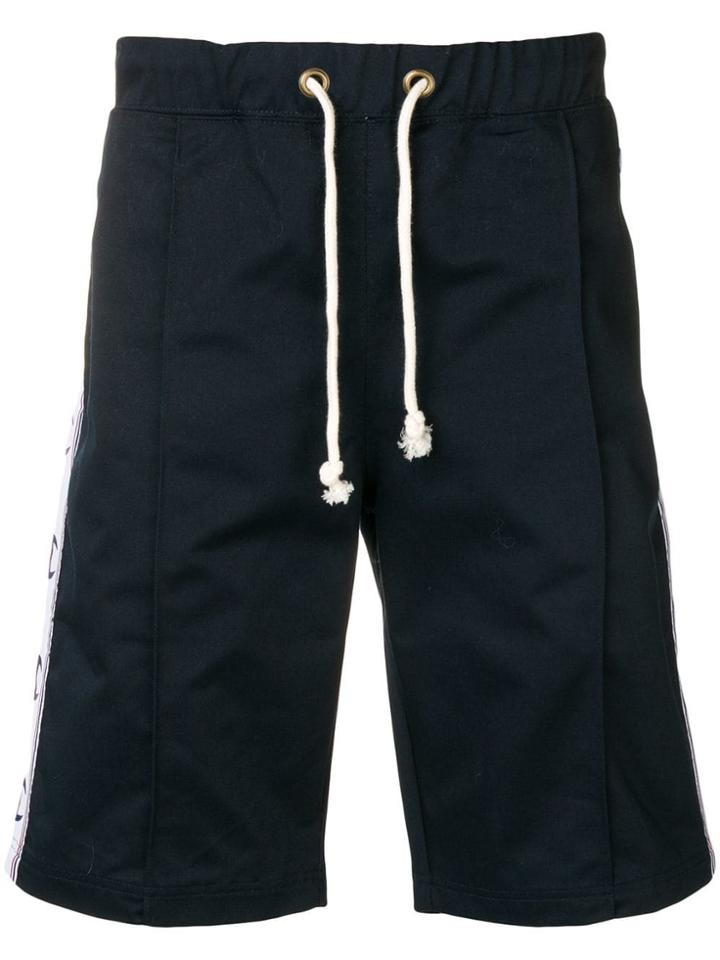 Champion Logo Tape Shorts - Blue