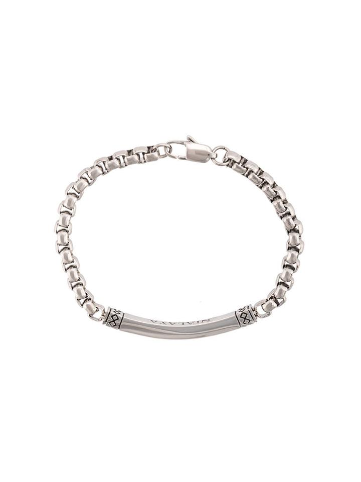 Nialaya Jewelry Small Chain Bracelet - Silver