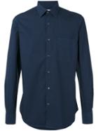 Aspesi Classic Shirt, Men's, Size: 43, Blue, Cotton