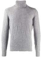 Barba Patterned Jumper - Grey