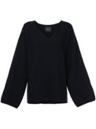 Roberto Collina Flared Sleeve Jumper - Black
