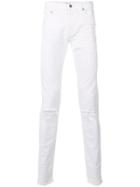 Givenchy Distressed Skinny Jeans - White