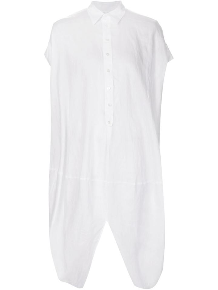 Junya Watanabe Comme Des Garçons Cocoon Shirt Dress, Women's, Size: Small, White, Linen/flax