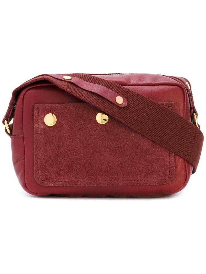 Isabel Marant - Merrow Cross-body Bag - Women - Lamb Skin - One Size, Red, Lamb Skin