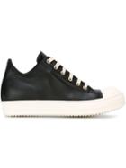 Rick Owens Lace-up Sneakers, Men's, Size: 45, Black, Calf Leather/leather/rubber