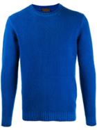 Altea Long-sleeve Fitted Sweater - Blue