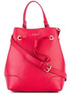 Furla 'stacy' Drawstring Tote, Women's, Red, Leather