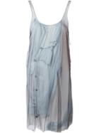 Quetsche Tricolour Cami Dress, Women's, Size: 38, White, Polyester/silk/cotton