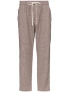 Gucci Houndstooth Wool Mohair Track Pants - Multicolour