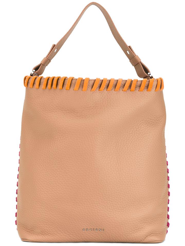 Orciani - Cubi Maxi Sellier Tote - Women - Leather - One Size, Women's, Nude/neutrals, Leather