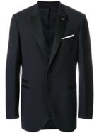 Neil Barrett Contrast Piped Blazer - Blue