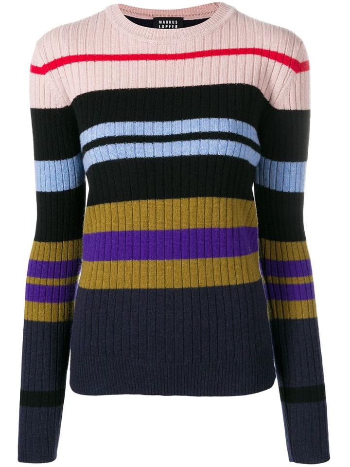 Markus Lupfer Mia Multi Stripe Jumper - Black