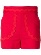 Red Valentino Zagana Ribbon Shorts