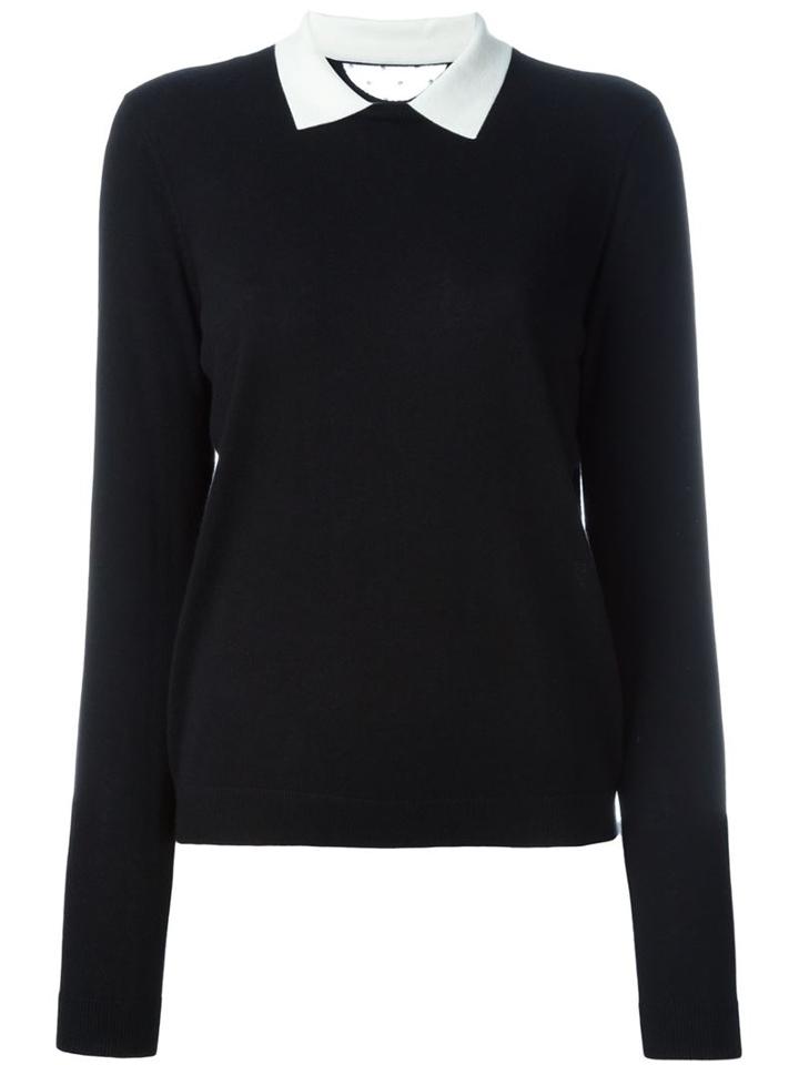 Red Valentino Classic Collar Sweater, Women's, Size: Large, Cashmere/silk/viscose/polyamide