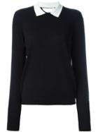 Red Valentino Classic Collar Sweater, Women's, Size: Large, Cashmere/silk/viscose/polyamide