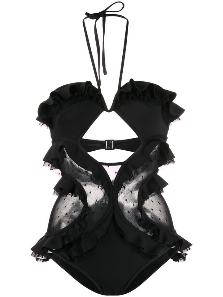 Zimmermann Frill One-piece - Black