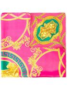 Versace Medusa Print Foulard - Pink