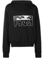 Pam Perks And Mini Printed Logo Hoodie - Black