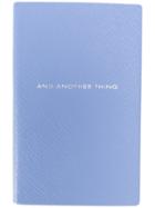 Smythson And Another Thing Notebook - Blue