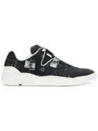 Dior Homme Printed Lace-up Sneakers - Black