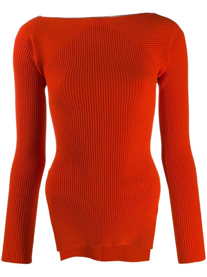 Alexander Wang Ribbed Knit Sweater - Red