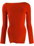 Alexander Wang Ribbed Knit Sweater - Red