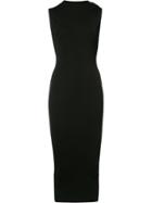Solace London Open Back Fitted Dress - Black
