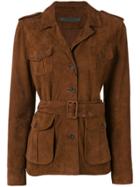 Simonetta Ravizza Button-up Jacket - Brown