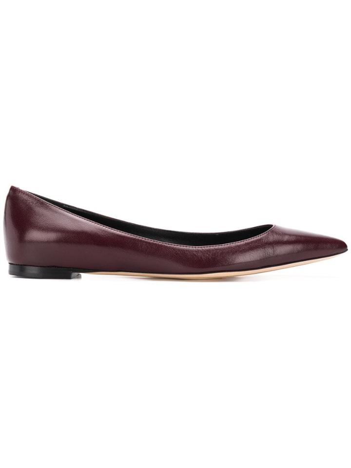 Nina Ricci Pointed Toe Ballerinas - Purple