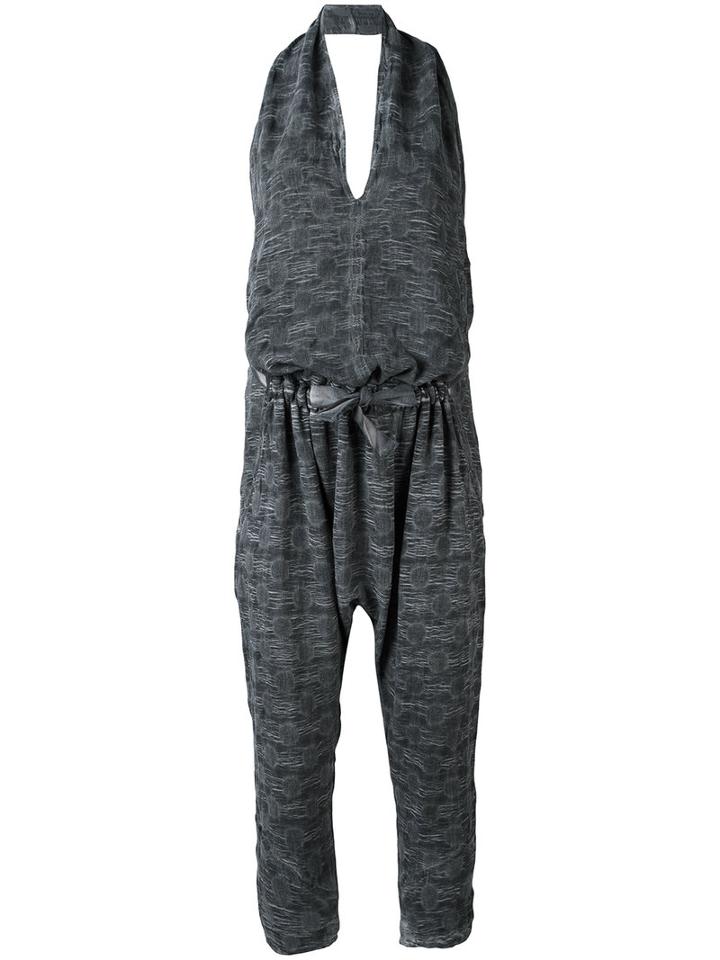 Lost & Found Ria Dunn Open Back Jumpsuit, Women's, Size: Xs, Grey, Cotton/viscose