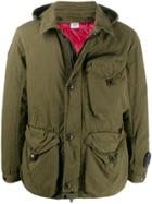 Cp Company 50 Fill Goggle Hooded Utility Jacket - Green
