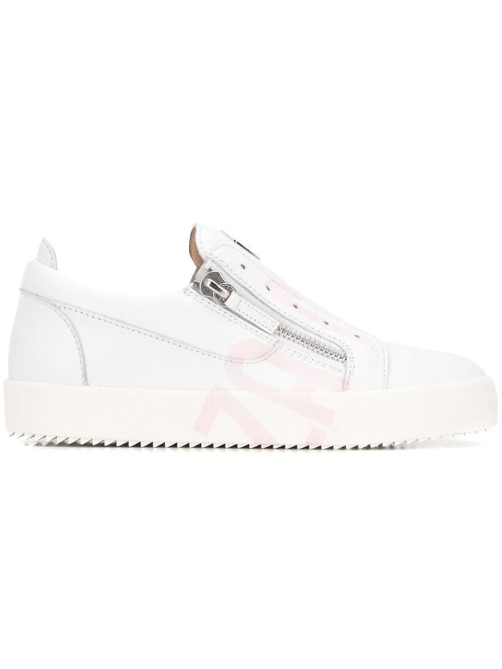 Giuseppe Zanotti Design Maylondon Side Zip Sneakers - White