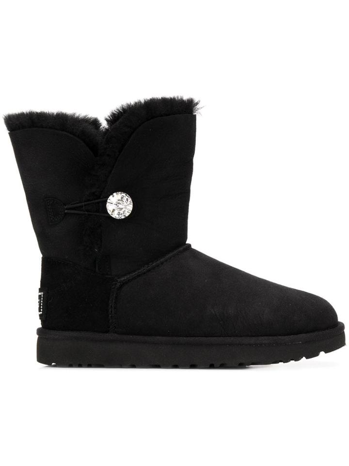 Ugg Australia Bailey Button Bling Boots - Black