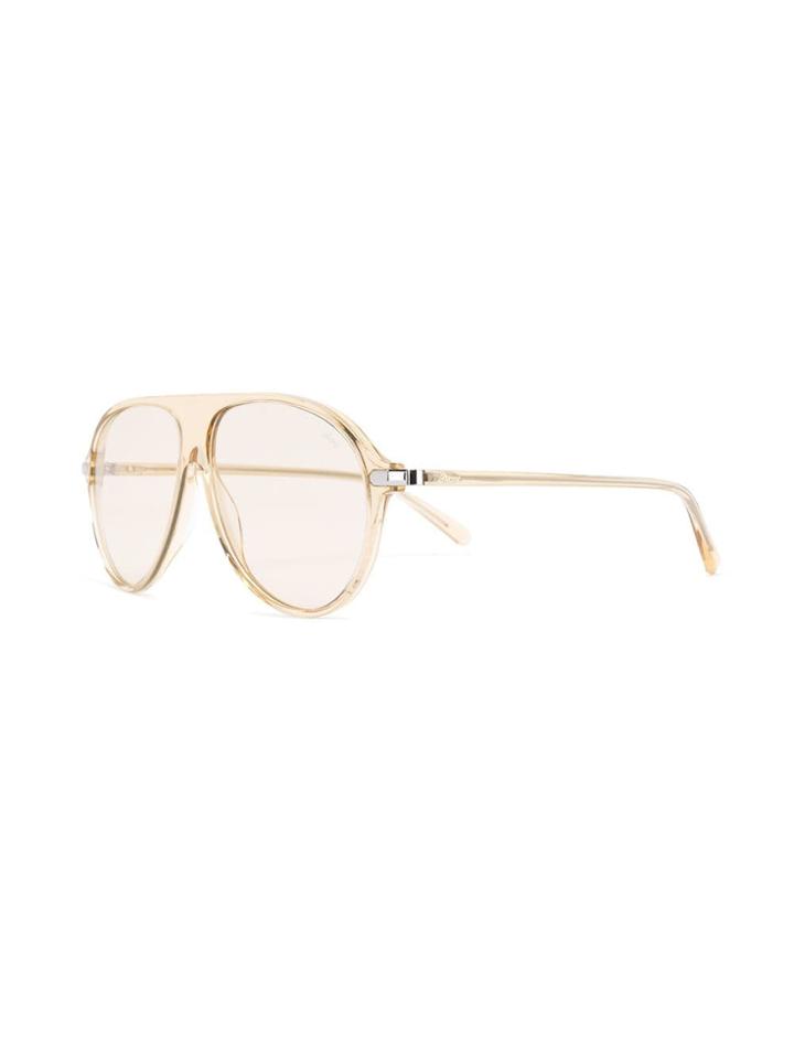 Brioni Aviator Sunglasses - Neutrals