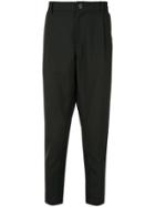Yoshiokubo Dropped Crotch Trousers - Black