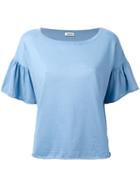 P.a.r.o.s.h. - Classic T-shirt - Women - Cotton - Xs, Blue, Cotton
