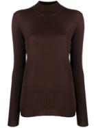 Tom Ford High-neck Knit Top - Brown