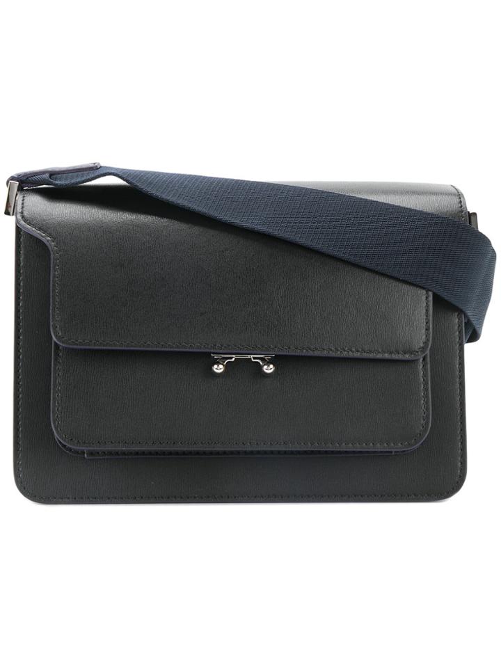 Marni Trunk Medium Shoulder Bag - Black