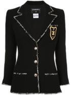 Chanel Vintage Long Sleeve Blazer - Black