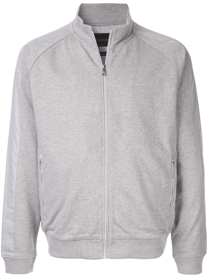D'urban Contrast Side Panels Jacket - Grey