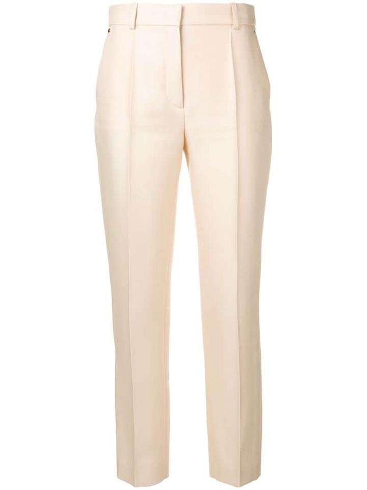 Emilio Pucci Cropped Wool-blend Tailored Trousers - Neutrals