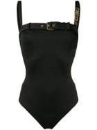 Moschino Buckle Detailed Swimsuit - Black