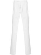 Gabriele Pasini Creased Straight Let Trousers - White