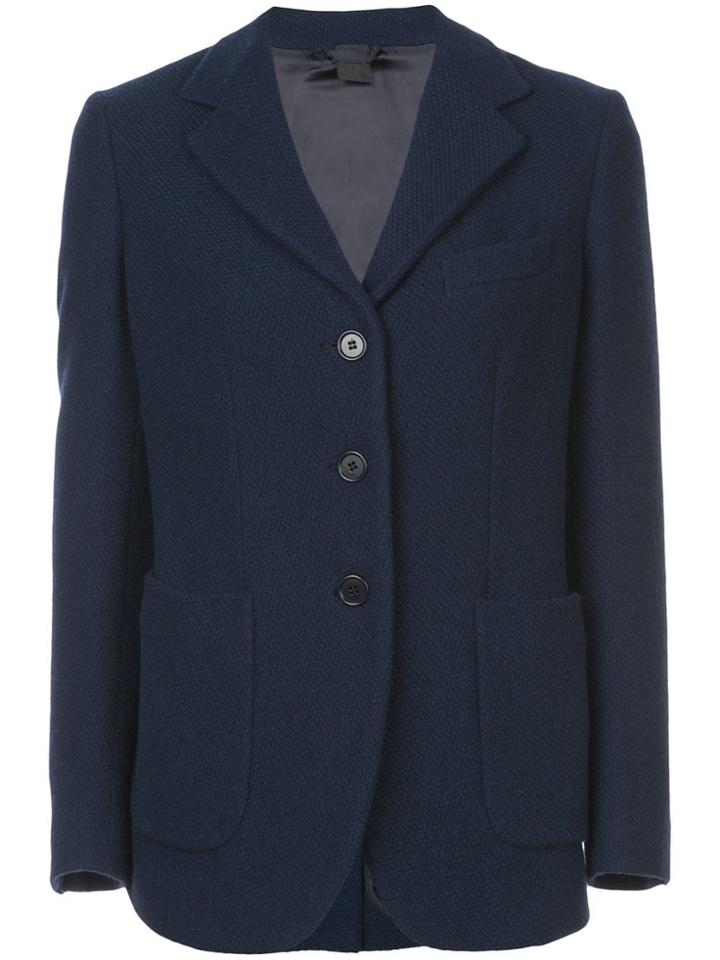Aspesi Cashmere Classic Blazer - Black