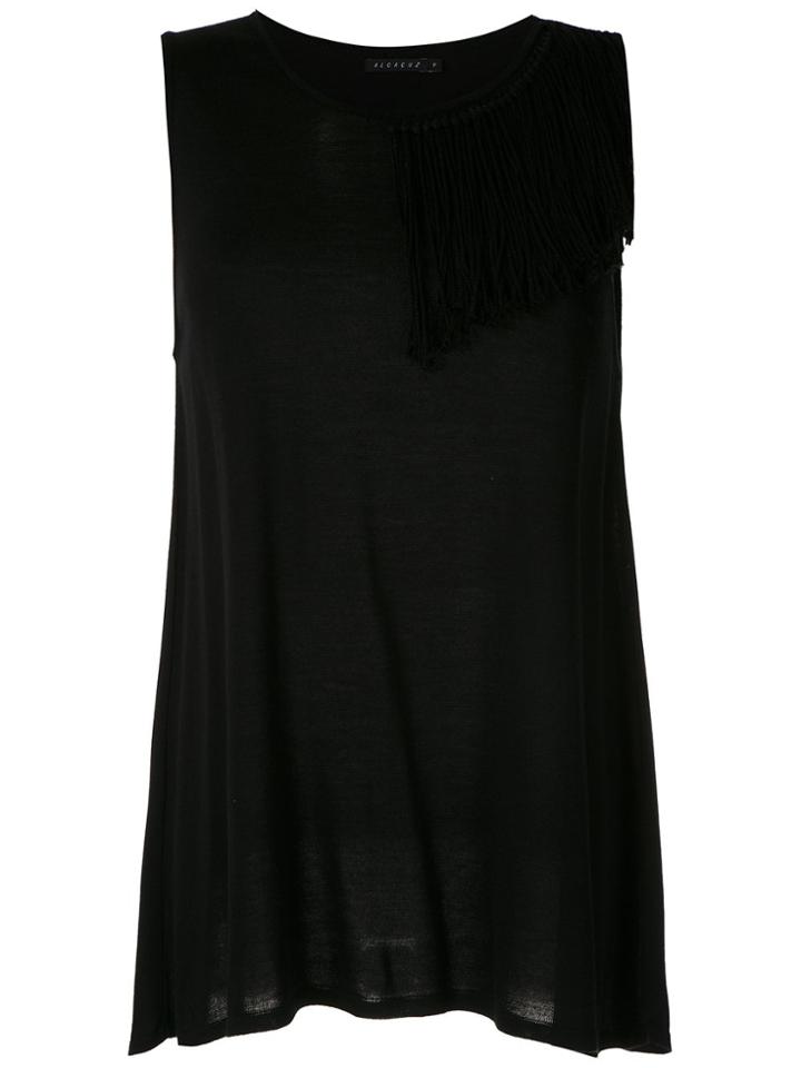 Alcaçuz Nivea Knit Tank Top - Black