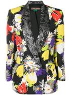 Duro Olowu Floral Print Blazer - Black